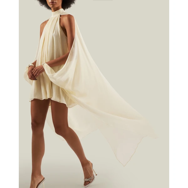 Taller Marmo Mini Eterea Dress - Dresses - Italian Luxury Evening Wear at Luxury Shoes 