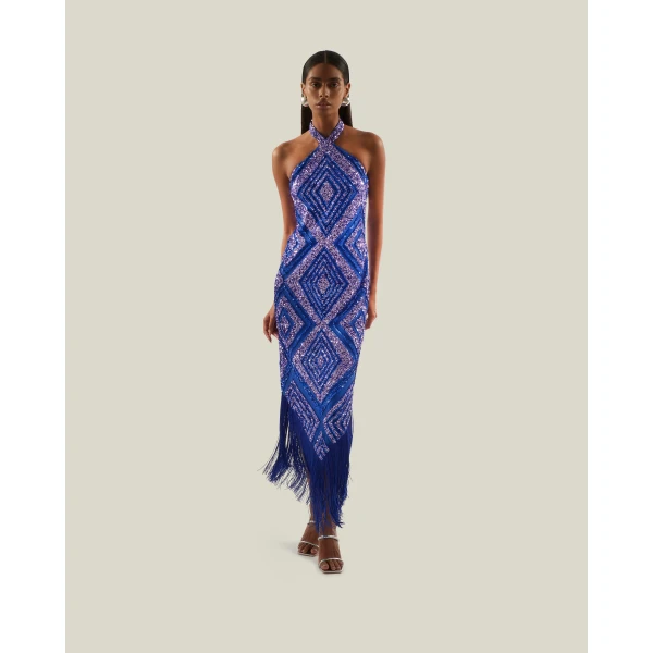 Taller Marmo Nina Flapper Dress - Dresses - Italian Luxury Evening Wear at Luxury Shoes 