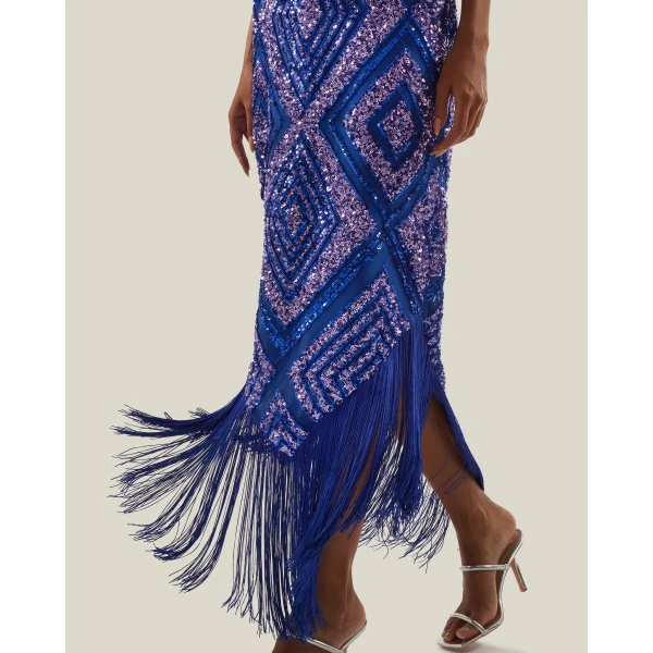 Taller Marmo Nina Flapper Dress - Dresses - Italian Luxury Evening Wear at Luxury Shoes 