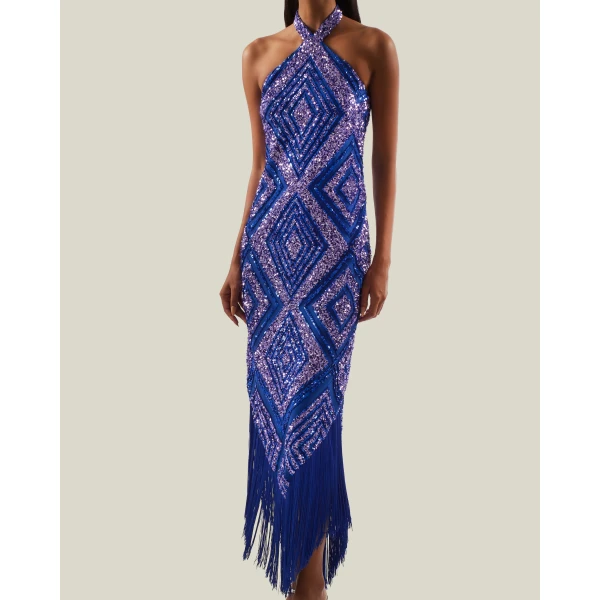 Taller Marmo Nina Flapper Dress - Dresses - Italian Luxury Evening Wear at Luxury Shoes 