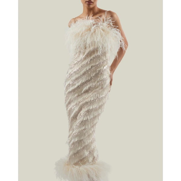 Taller Marmo Sunset Boulevard Dress - Dresses - Italian Luxury Evening Wear at Luxury Shoes 