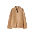 Totême Army leather jacket in Camel - Jackets - Scandinavian Minimalist Luxury at Luxury Shoes 