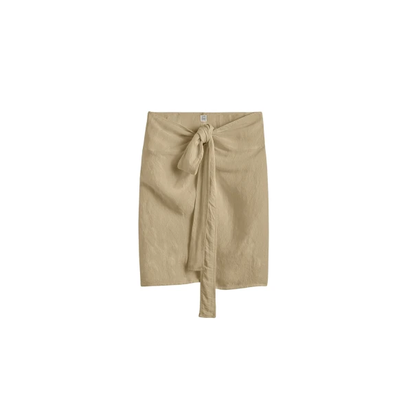 Totême Beach pareo in Desert - Beachwear - Scandinavian Minimalist Luxury at Luxury Shoes 
