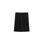 Totême Beaded pleat skirt in Black - Skirts - Scandinavian Minimalist Luxury at Luxury Shoes 