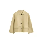 Toteme-Bonded-leather-jacket-in-Chai38994_nobg Totême Bonded leather jacket in Chai - Jackets - Scandinavian Minimalist Luxury at Luxury Shoes