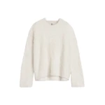 Totême Boxy silk knit in Cream - Knitwear - Scandinavian Minimalist Luxury at Luxury Shoes 