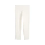 Totême Capri knit leggings in Off-white - Pants - Scandinavian Minimalist Luxury at Luxury Shoes 