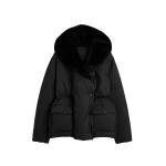 Totême Cinched puffer jacket in Black - Jackets - Scandinavian Minimalist Luxury at Luxury Shoes 