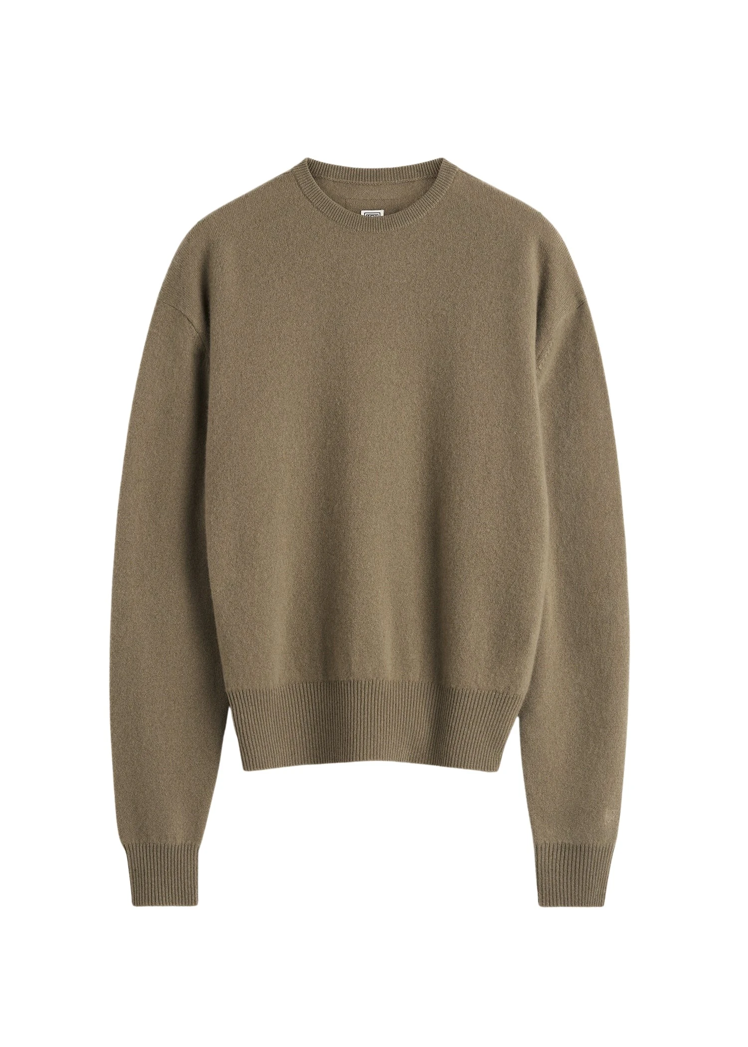 Toteme-Classic-cashmere-crew-knit-in-Hazel75273_nobg Totême Classic cashmere crew knit in Hazel - Knitwear - Scandinavian Minimalist Luxury at Luxury Shoes