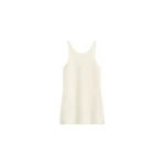 Totême Classic compact knit tank in White - Knitwear - Scandinavian Minimalist Luxury at Luxury Shoes 