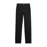 Totême Classic cut denim full length in Faded black - Pants - Scandinavian Minimalist Luxury at Luxury Shoes 