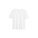 Totême Classic embroidered tee in Optic white - Tops - Scandinavian Minimalist Luxury at Luxury Shoes 