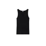 Totême Classic rib tank in Black - Tops - Scandinavian Minimalist Luxury at Luxury Shoes 