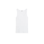 Totême Classic rib tank in White - Tops - Scandinavian Minimalist Luxury at Luxury Shoes 