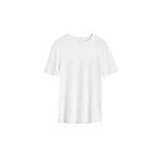 Totême Classic rib tee in White - Tops - Scandinavian Minimalist Luxury at Luxury Shoes 