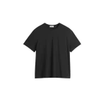 Totême Classic tee in Black - Tops - Scandinavian Minimalist Luxury at Luxury Shoes 