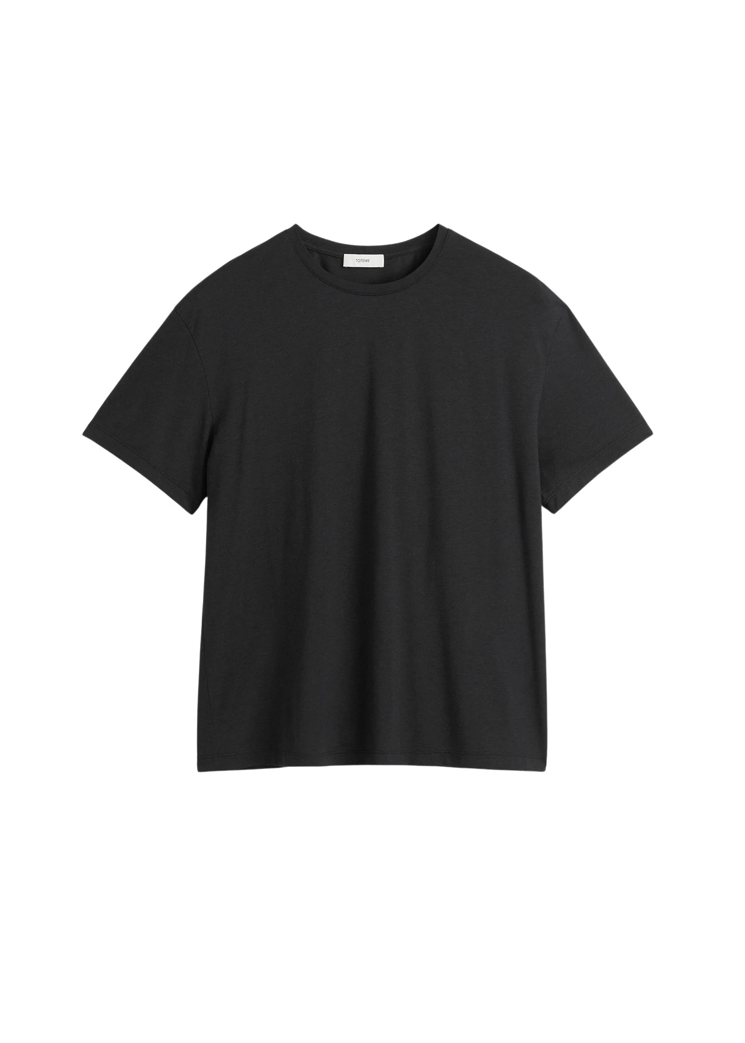 Toteme-Classic-tee-in-Black69493_nobg Totême Classic tee in Black - Tops - Scandinavian Minimalist Luxury at Luxury Shoes