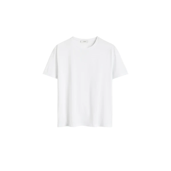 Totême Classic tee in White - Tops - Scandinavian Minimalist Luxury at Luxury Shoes 