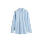 Toteme-Classic-tumbled-shirt-in-Sky81039_nobg Totême Classic tumbled shirt in Sky - Tops - Scandinavian Minimalist Luxury at Luxury Shoes