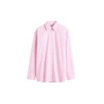Totême Classic tumbled striped shirt in White / Bloom - Tops - Scandinavian Minimalist Luxury at Luxury Shoes 