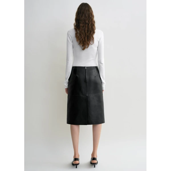Totême Compact cotton top in White - Knitwear - Scandinavian Minimalist Luxury at Luxury Shoes 