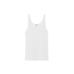 Totême Compact knit tank in White - Knitwear - Scandinavian Minimalist Luxury at Luxury Shoes 