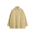Totême Cord overshirt jacket in Beige - Jackets - Scandinavian Minimalist Luxury at Luxury Shoes 