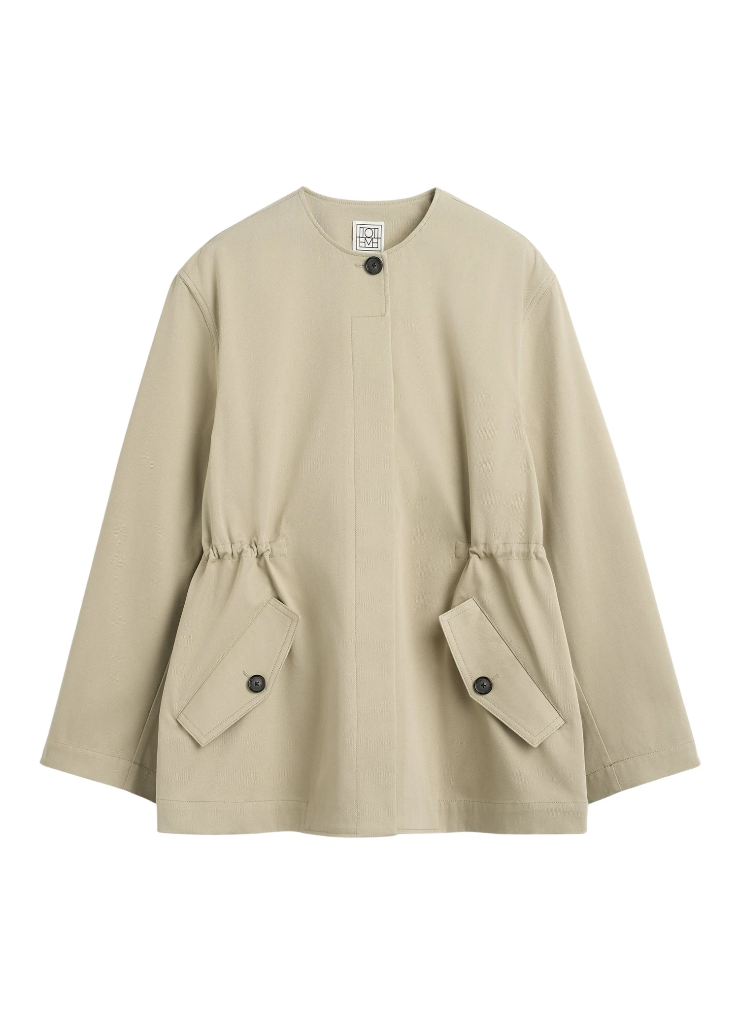 Toteme-Cotton-twill-jacket-in-Cashew37737_nobg Totême Cotton twill jacket in Cashew - Jackets - Scandinavian Minimalist Luxury at Luxury Shoes