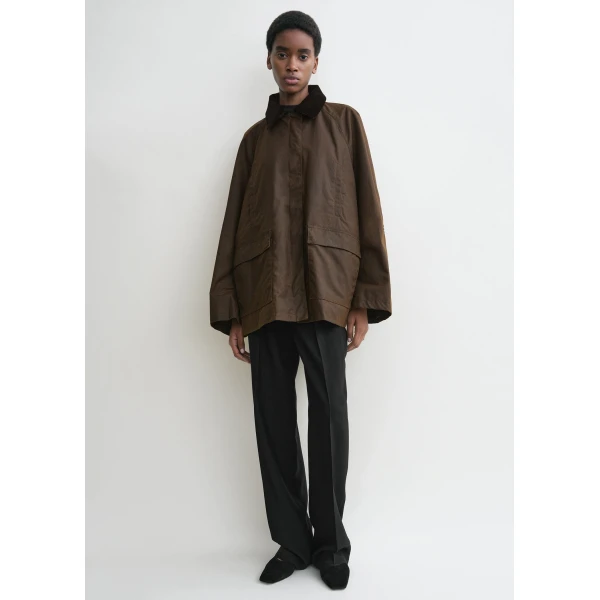 Totême Country jacket in Bark - Jackets - Scandinavian Minimalist Luxury at Luxury Shoes 