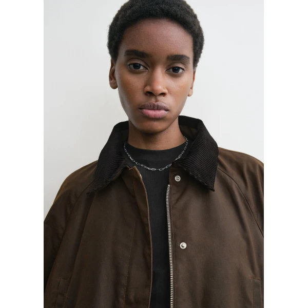 Totême Country jacket in Bark - Jackets - Scandinavian Minimalist Luxury at Luxury Shoes 