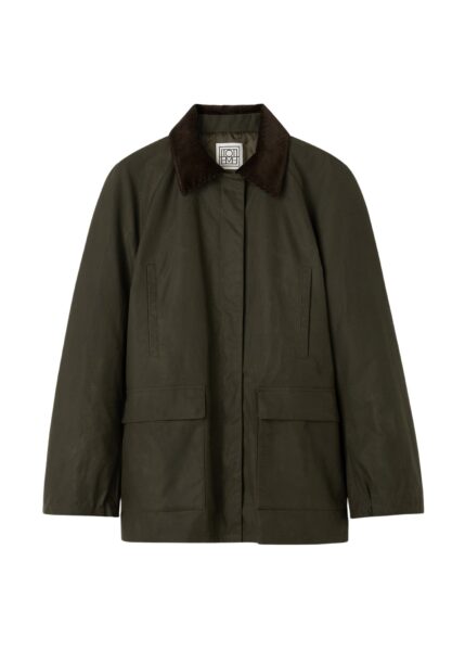 Totême Country jacket in Forest - Jackets - Scandinavian Minimalist Luxury at Luxury Shoes 