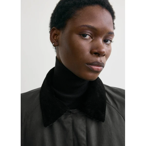 Totême Country jacket in Washed black - Jackets - Scandinavian Minimalist Luxury at Luxury Shoes 