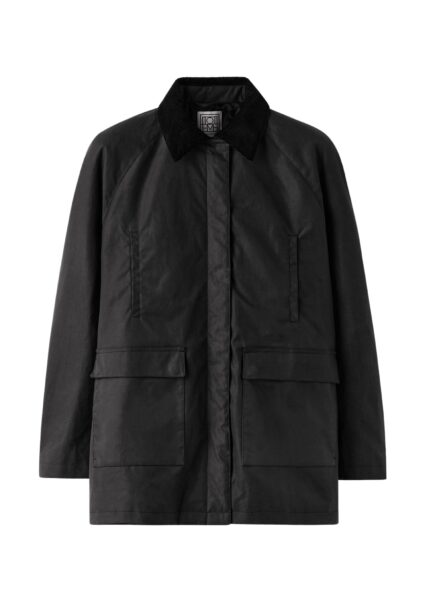 Totême Country jacket in Washed black - Jackets - Scandinavian Minimalist Luxury at Luxury Shoes 