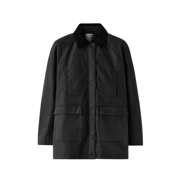 Totême Country jacket in Washed black - Jackets - Scandinavian Minimalist Luxury at Luxury Shoes 