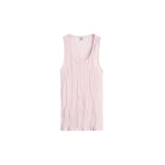 Totême Crinkled gauze tank in Bloom - Tops - Scandinavian Minimalist Luxury at Luxury Shoes 