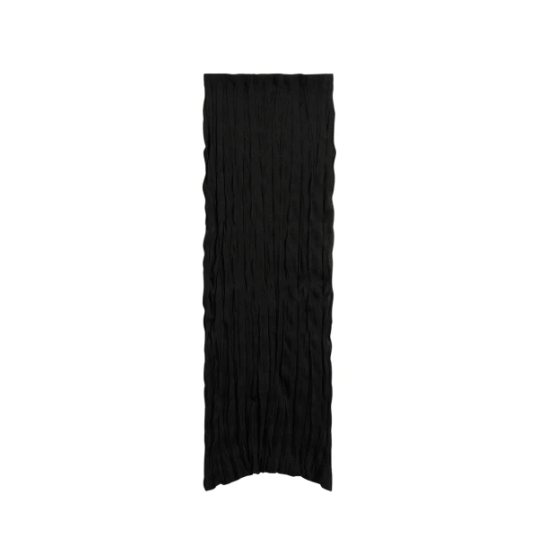 Totême Crinkled knit skirt in Black - Skirts - Scandinavian Minimalist Luxury at Luxury Shoes 