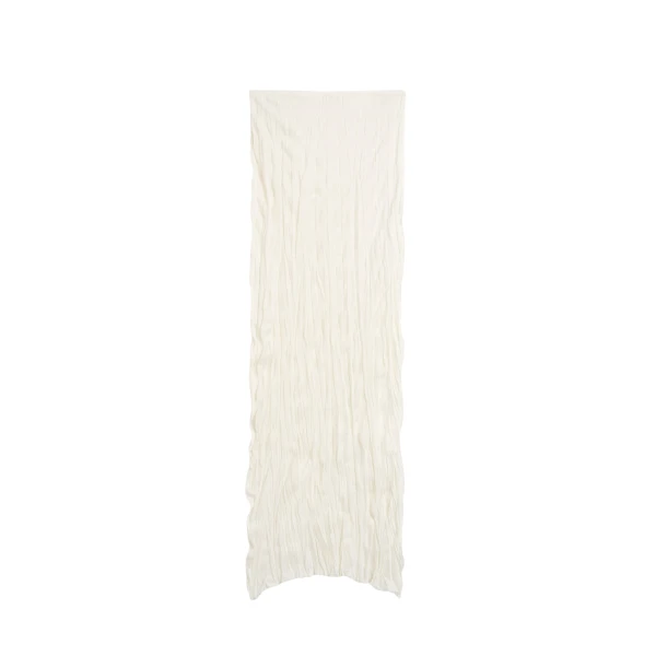 Totême Crinkled knit skirt in White - Skirts - Scandinavian Minimalist Luxury at Luxury Shoes 