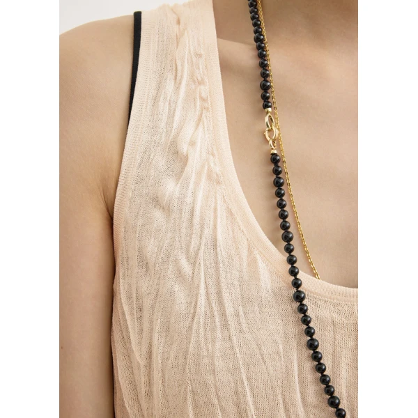 Totême Crinkled knit tank dress in Pale apricot - Dresses - Scandinavian Minimalist Luxury at Luxury Shoes 