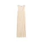 Totême Crinkled knit tank dress in Pale apricot - Dresses - Scandinavian Minimalist Luxury at Luxury Shoes 