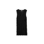 Totême Crinkled knit tank in Black - Knitwear - Scandinavian Minimalist Luxury at Luxury Shoes 