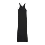 Totême Curved rib tank dress in Black - Dresses - Scandinavian Minimalist Luxury at Luxury Shoes 