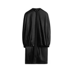 Totême Detachable cape evening coat in Black - Coats - Scandinavian Minimalist Luxury at Luxury Shoes 