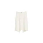 Totême Dipped knit skirt in White - Skirts - Scandinavian Minimalist Luxury at Luxury Shoes 