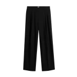 Toteme-Double-pleat-fluid-trousers-in-Black93124_nobg Totême Double-pleat fluid trousers in Black - Pants - Scandinavian Minimalist Luxury at Luxury Shoes