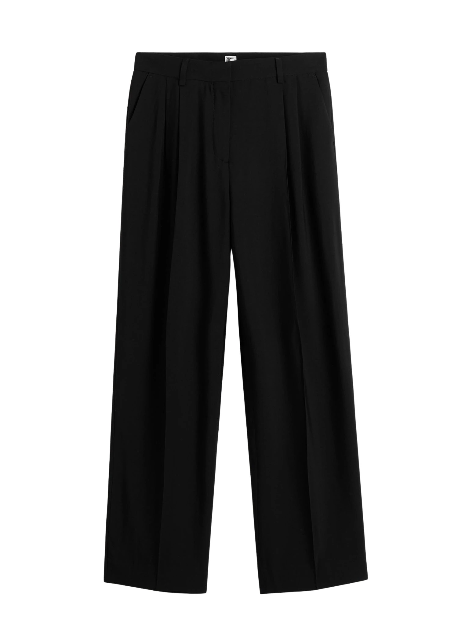 Toteme-Double-pleat-fluid-trousers-in-Black93124_nobg Totême Double-pleat fluid trousers in Black - Pants - Scandinavian Minimalist Luxury at Luxury Shoes