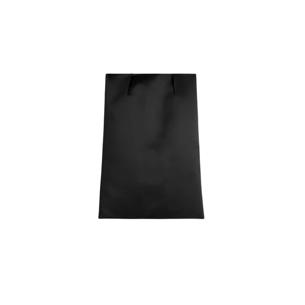 Totême Duchess satin pencil skirt in Black - Skirts - Scandinavian Minimalist Luxury at Luxury Shoes 