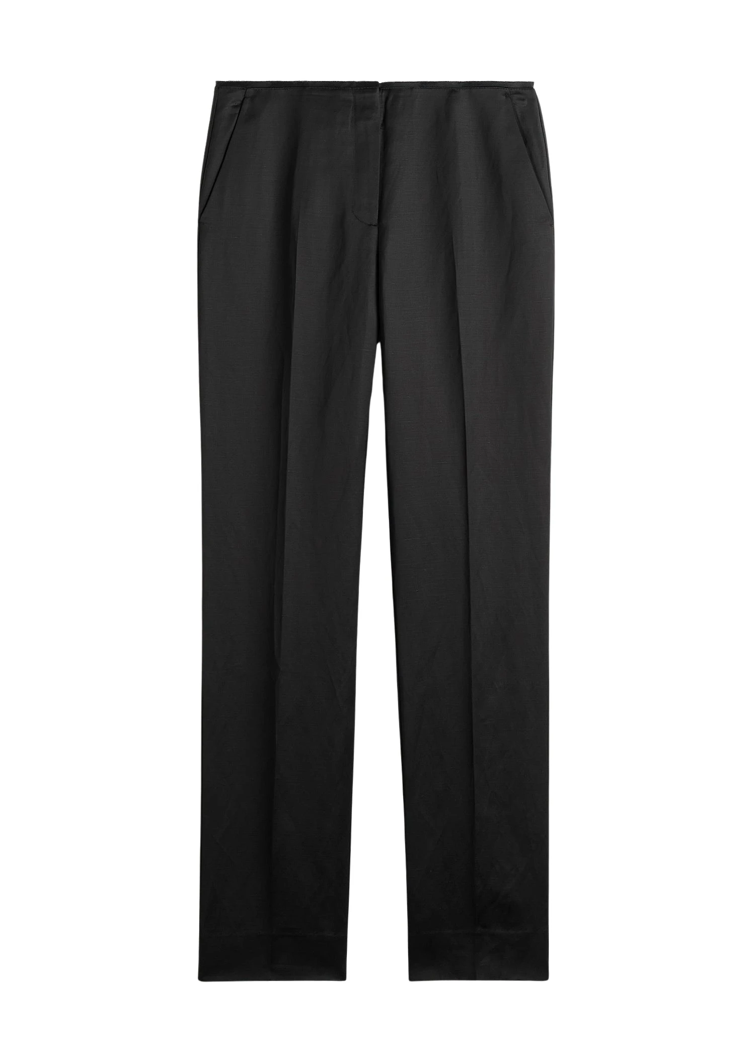 Toteme-Easy-raw-edge-trousers-in-Black67659_nobg Totême Easy raw edge trousers in Black - Pants - Scandinavian Minimalist Luxury at Luxury Shoes