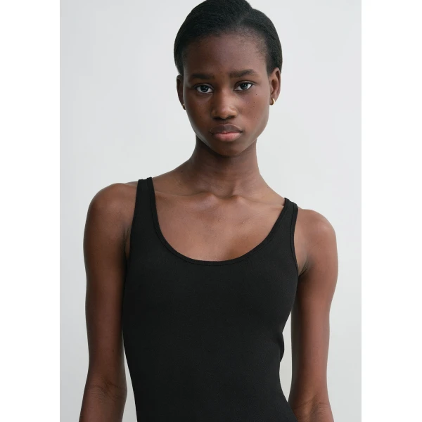 Totême Evening tank dress in Black - Dresses - Scandinavian Minimalist Luxury at Luxury Shoes 