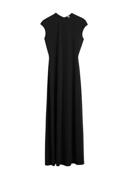 Totême Everyday dress in Black - Dresses - Scandinavian Minimalist Luxury at Luxury Shoes 
