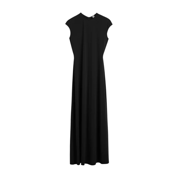 Totême Everyday dress in Black - Dresses - Scandinavian Minimalist Luxury at Luxury Shoes 